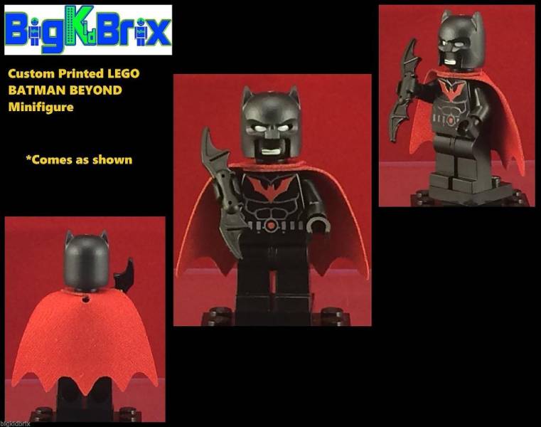 BATMAN BEYOND Custom Printed on Lego Minifigure! DC