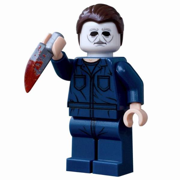 lego michael myers minifigure