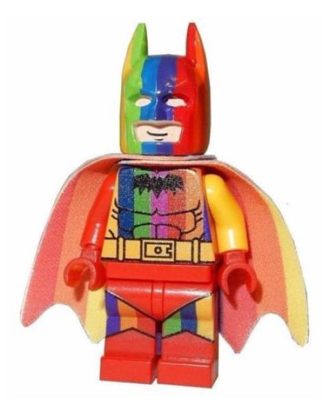 rainbow batman figures