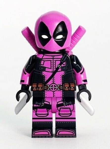 **NEW** UG Minifigure Custom Pink Deadpool Lego Minifigure 