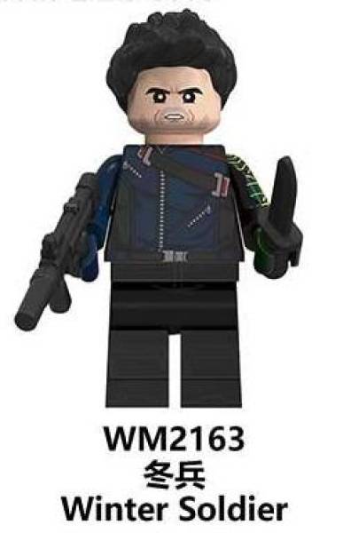 HYDRA WINTER SOLDIER Details about   **NEW** Custom Printed Bucky Barnes Block Minifigure 