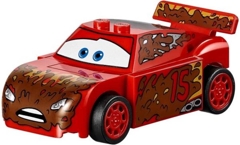 HeroBloks Lightning McQueen Mud Splashed Lego CRS007