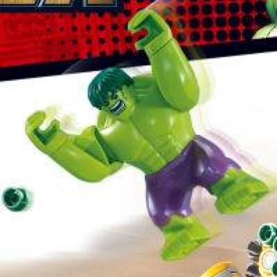 Hulk Blockbot HeroBloks - Hulk (BigFig) - Decool - 7125