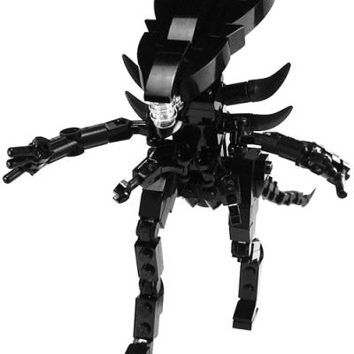 HeroBloks - Queen Xenomorph (buildable) - Brick Brigade