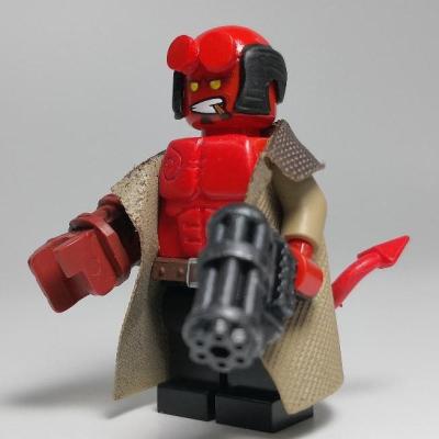 The Canvas Don LIMITED LEGO HELLBRICK Figure Lil Peep Brick Figure store Hellboy!!