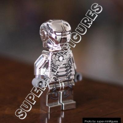 HeroBloks - Iron Man Mk 42 (chrome) - Unknown Custom -
