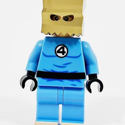 HeroBloks - Bombastic Bag-man - Crystal Minifigs