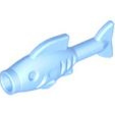 HeroBloks - Bright Light Blue Fish - Lego - 64648f