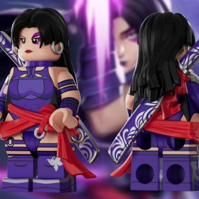 HeroBloks - Psylocke (Vengeance) (Marvel Rivals) - Jin Custom