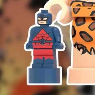 HeroBloks - Atom (Ray Palmer) (microfigure) - Dazzle Brick