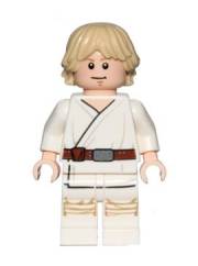 Luke Skywalker Old Lego Minifig sw1039 Star Wars Dark Brown Robe