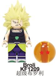 LEGO Dragon Ball Androids Saga & Legendary Super Saiyan Goku Vegeta Broly  Unofficial Minifigures 