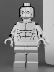 HeroBloks - Silver Surfer (chrome) - Kopf - KF2055