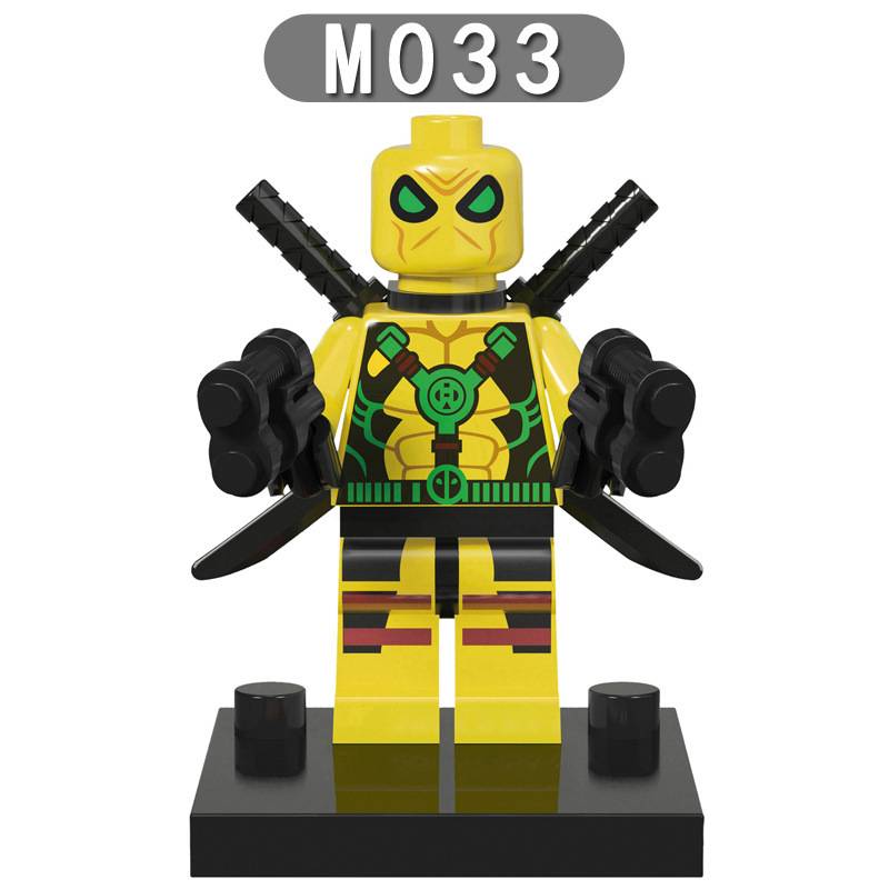 yellow deadpool lego