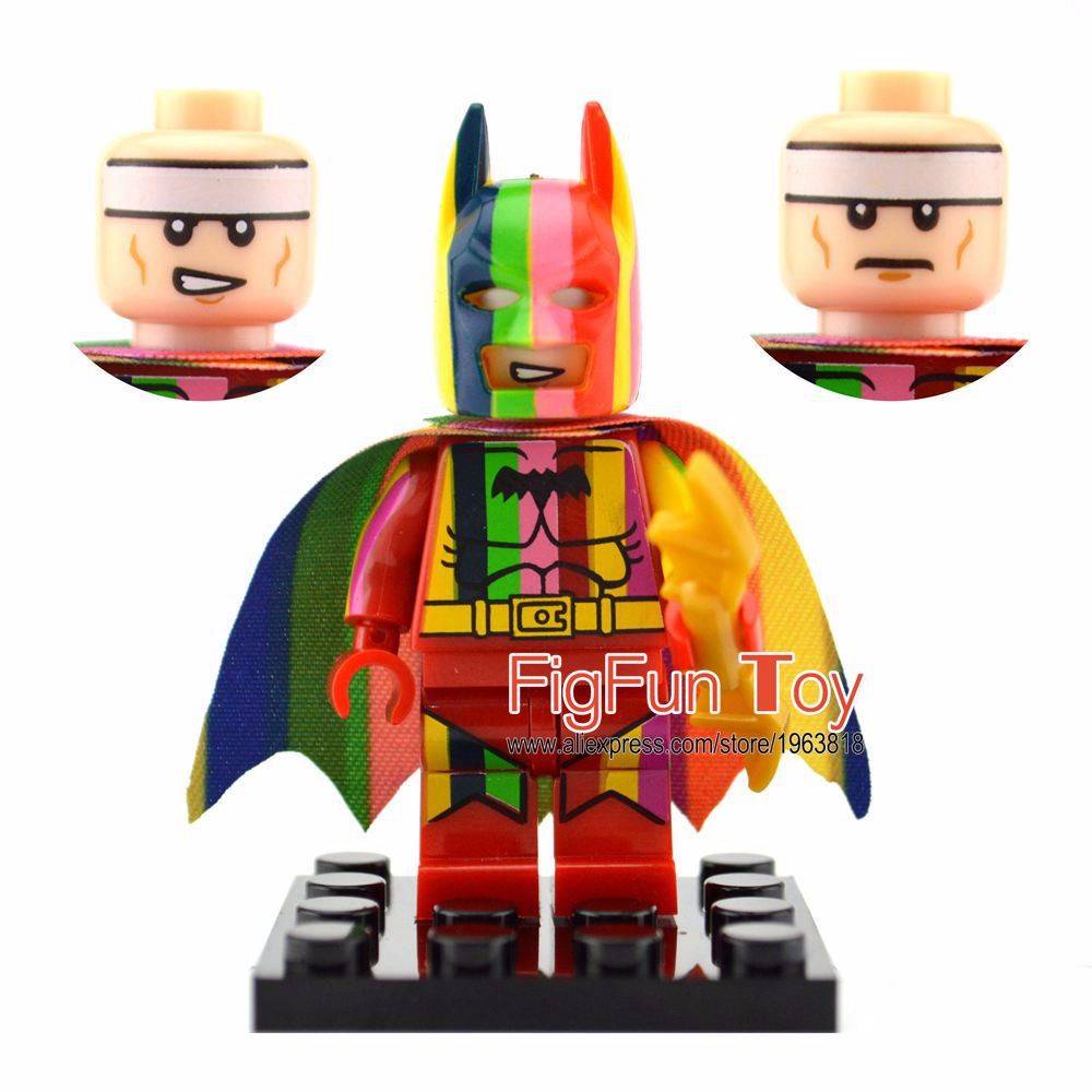 rainbow batman figures