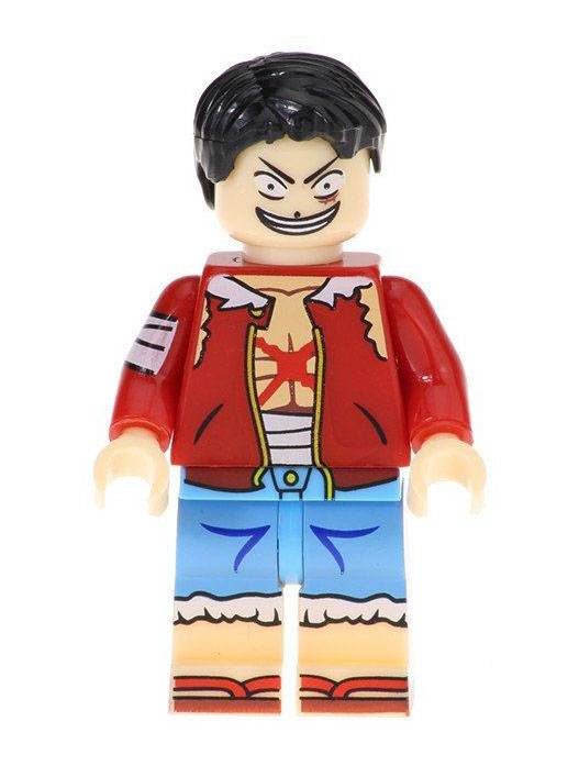 LEGO One Piece Monkey D. Luffy Custom Minifigure by HOBBYB…