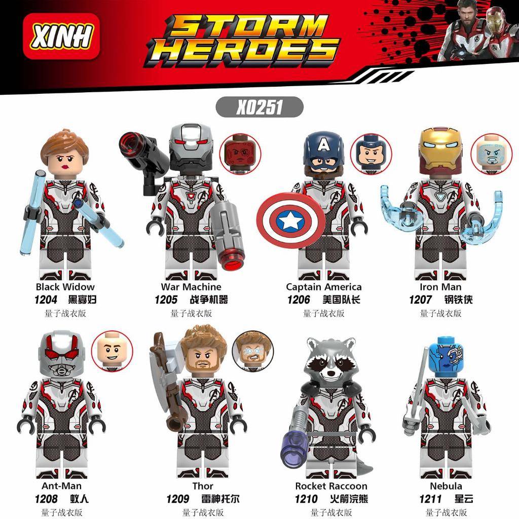 Lego avengers endgame 2025 quantum realm suits