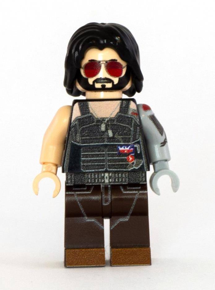 HeroBloks Johnny Silverhand Minifigs.me