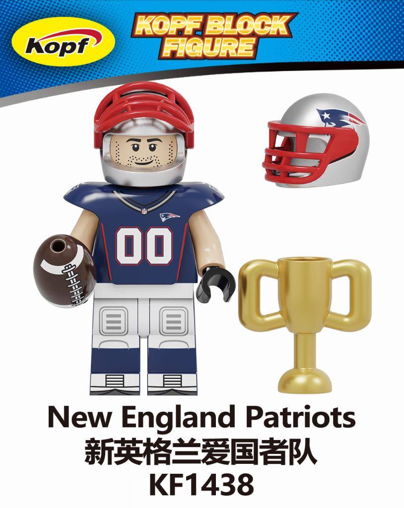 HeroBloks New England Patriots Footballer