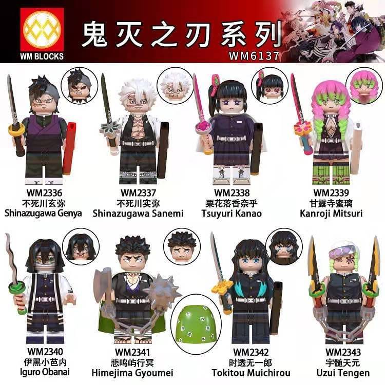 Custom Lego Compatible Demon Slayer Kanao Tsuyuri Minifig – Dx Games & More