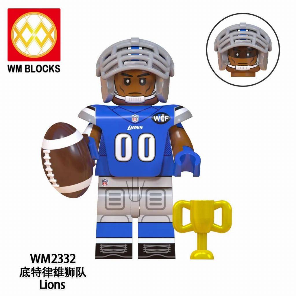 detroit lions legos