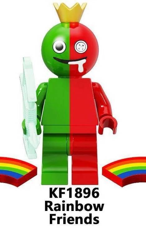 HeroBloks - Blue Rainbow Friend (Green/Red)