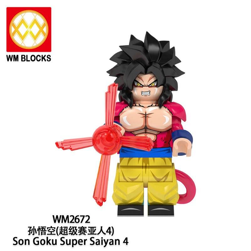 HeroBloks - Goku (Super Saiyan 4) - World Minifigures - WM2672
