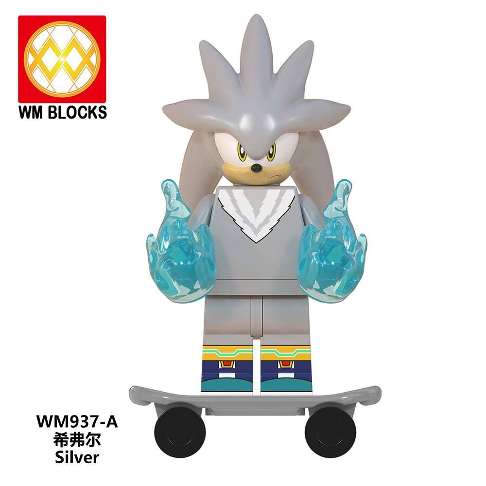 HeroBloks Silver the Hedgehog World Minifigures WM937 A