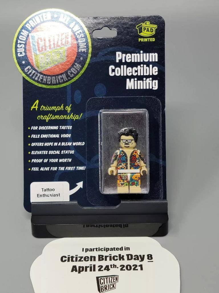 HeroBloks Tattoo Enthusiast Citizen Brick